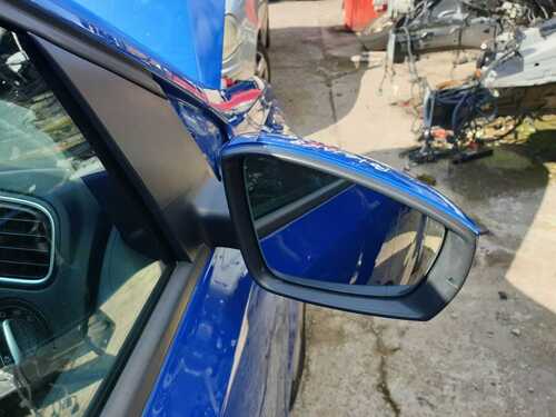 VW POLO MK8 DRIVER SIDE ELECTRIC and HEATED MIRROR IN BLUE PAINT CODE LD5E #2132