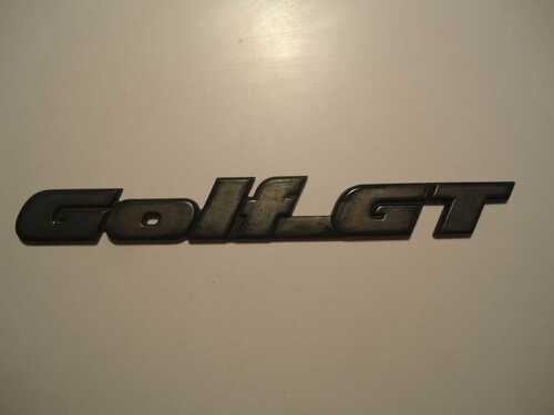 VW GOLF MK3 GT REAR  BADGE 1H6853687L