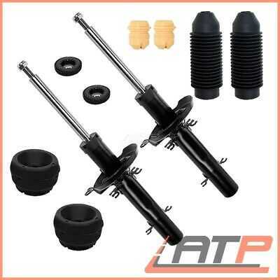 2X SHOCK ABSORBER GAS+TOP STRUT MOUNTING+DUST COVER FRONT VW BORA GOLF MK 4 1J