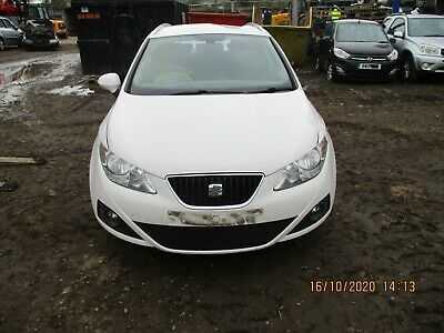 2011 SEAT IBIZA ESTATE BREAKING COMPLETE BONNET IN WHITE HAS A DENT EASY REPAIR