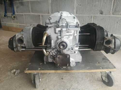 vw aircooled 1600cc single port long block camper engine.