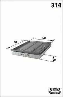 Air Filter LUCAS FILTERS LFAF151 Mercedes VW