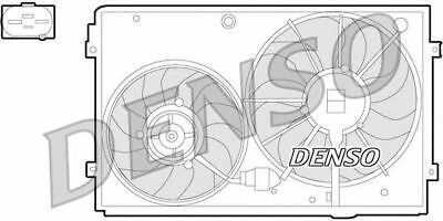 Fan Cooling Engine DENSO DER32011 Audi Seat Skoda VW