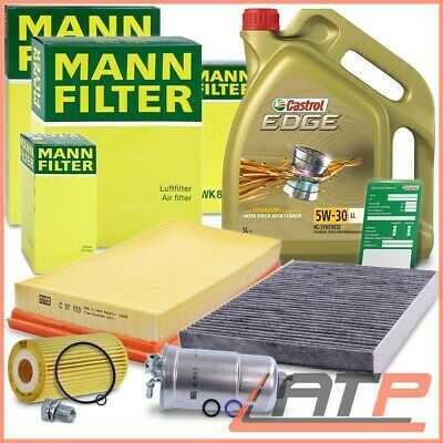 MANN-FILTER SERVICE KIT B+5L CASTROL FST 5W-30 LL VW NEW BEETLE 9C 98-10