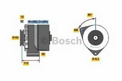 Alternator BOSCH 0986034220 Audi VW