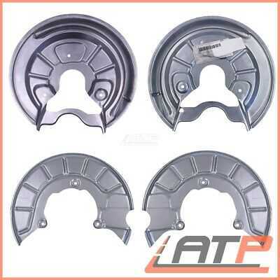 4X COVER PLATE BRAKE DISC COMPLETE AUDI A3 8P 2003-2013