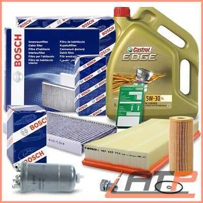 BOSCH-FILTER SERVICE KIT+5L CASTROL 5W-30 LL VW NEW BEETLE 9C 1Y 1.9 TDI