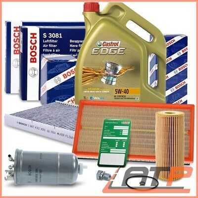 BOSCH-FILTER SERVICE KIT +5L CASTROL 5W-40 AUDI SKODA VW 32150255