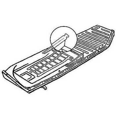 VW Maggiolino Maggiolone Beetle Bottom Right Floor Pan Plancher