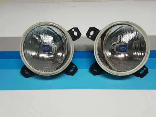 VW GOLF MK2 GTI GENUINE HELLA GRILL INNER SPOT LIGHTS 16v 8v G60 driver 88 - 92