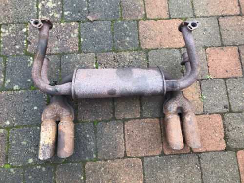 Classic Vw Beetle Type 1 Aircooled Engine Monza 4tip Exhaust Silencer