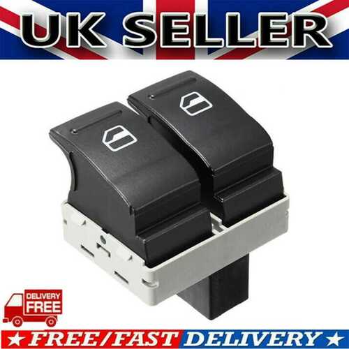 For VW Transporter T5 T6 Caravelle Electric Window Double Switch Driver Side