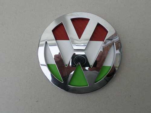 Volkswagen Polo Badge - Classic VW Roundel with Italian flag insert