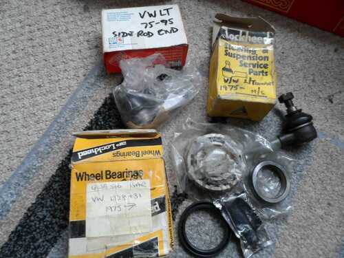 VW / VOLKSWAGEN LT VAN PARTS - SMALL LOT 1975 ON WHELL BEARING + STEERING JOINTS