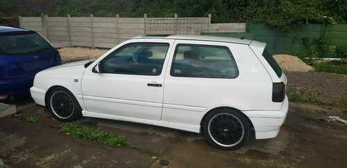 VW Golf MK3 VR6 3 Door Breaking Shell Chassis Leather Interior Black Late White