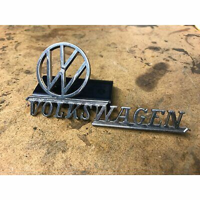 Volkswagen VW Dealer Emblem oval split heb zwitter okrasa kdf kubel kafer petri