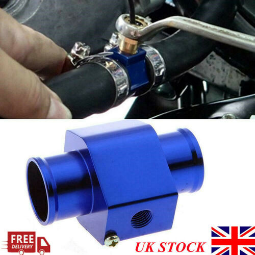 32MM Car Water Temperature Temp Sensor Gauge Radiator Hose Joint Pipe Adapter UK