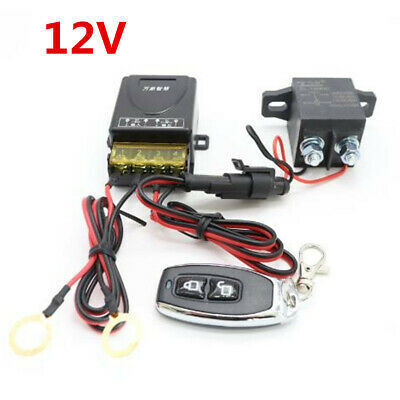 Universal Car 12V Battery Isolator Switch Cut Off Kill Switch With 1Pcs Remote