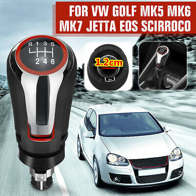 6 Speed Shift Gear Knob Gloss For VW Golf MK5 MK6 MK7 Jetta EOS Scirroco UK