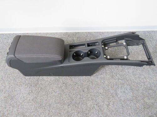 Original Armrest Front Center Armrest Black Fabric VW Passat 3G B8