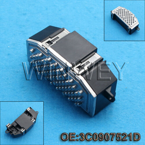 HEATER BLOWER MOTOR FAN RESISTOR FOR AUDI A3 (8P) Q3 TT Q7 3C0907521F