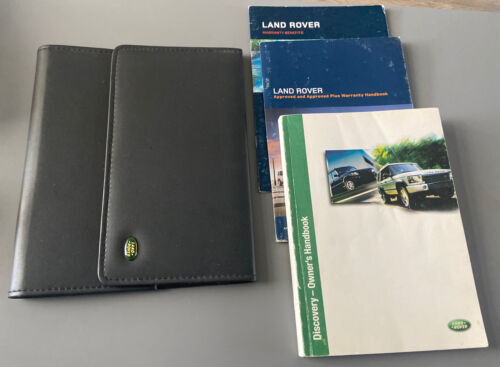 LAND ROVER DISCOVERY 2 OWNERS MANUAL HANDBOOK FOLDER WALLET PACK L318 1998-2004