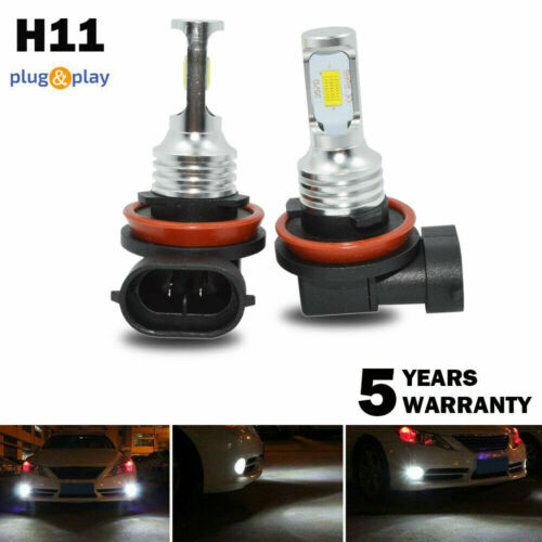 For Nissan BMW AUDI VW FOG LIGHT LEDS BULBS DRL DRIVING LAMPS BULBS 6000K White