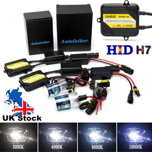 H7 55W CANBUS HID XENON LIGHTS KIT NO ERROR SHOW ON DASH NO FLICKER 6000K 8000K