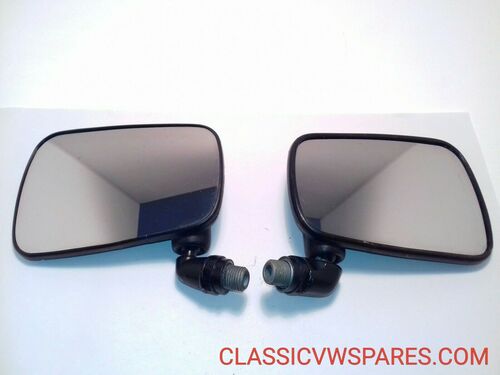 VW CLASSIC BEETLE 1979-1996 LEFT + RIGHT SIDE MEXICAN or BRAZILIAN WING MIRRORS